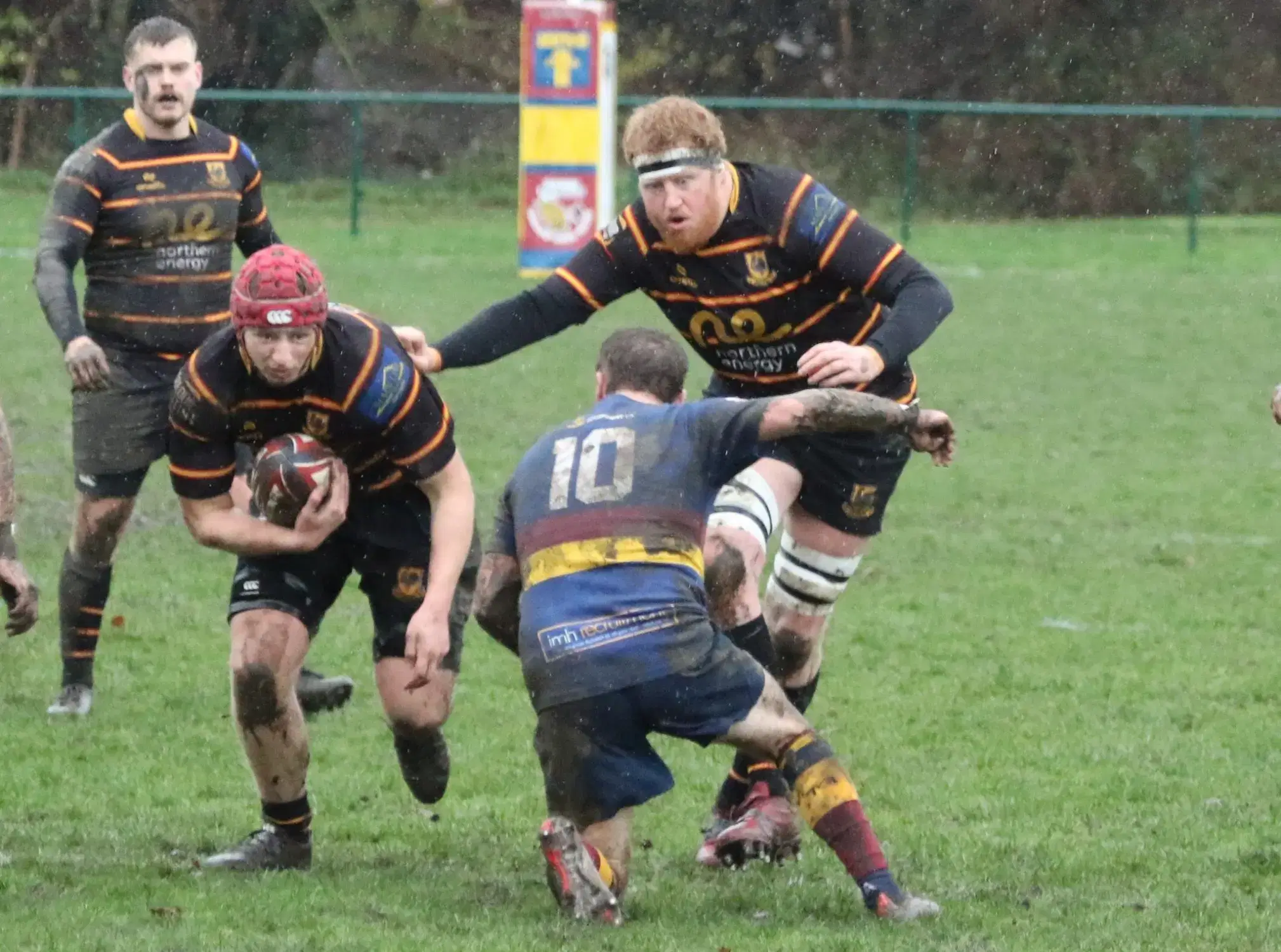 Pythons lose in the mud at Wath