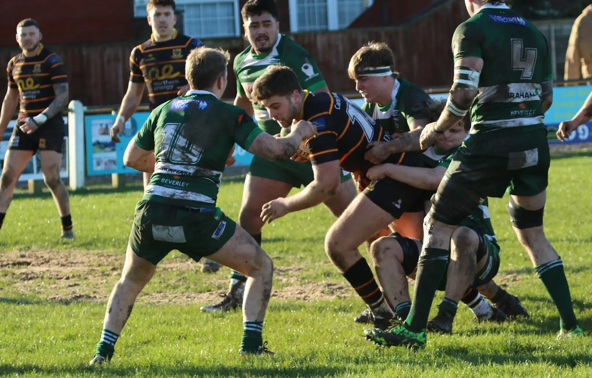 Pythons travel to a muddy Beverley and gift first half lead