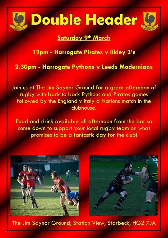 Double Header at The Jim Saynor Ground