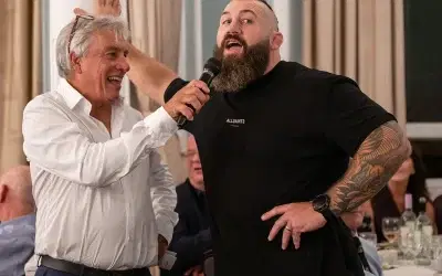 Joe Marler a great success at Python’s Dinner